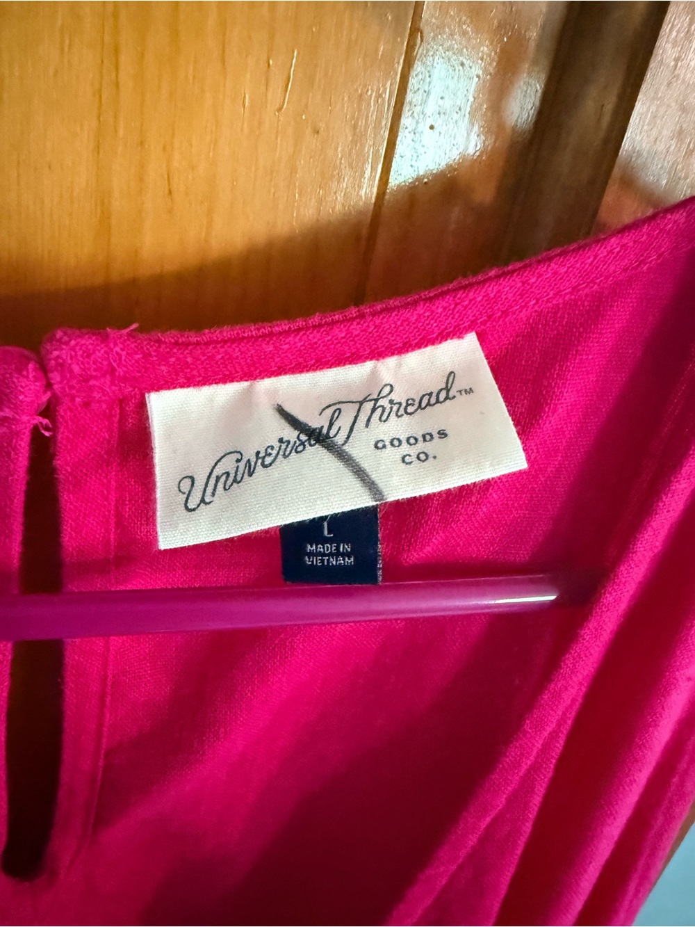 Universal Thread Sleeveless V-Neck Cutout Jumpsuit in Fuchsia - Picture 4 of 4